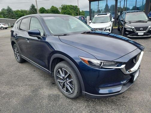 Deep Crystal Blue Mica 2018 Mazda CX-5 Touring