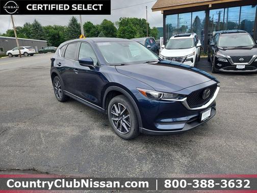 Deep Crystal Blue Mica 2018 Mazda CX-5 Touring