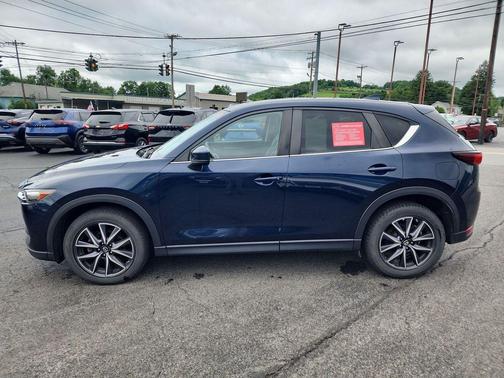 Deep Crystal Blue Mica 2018 Mazda CX-5 Touring
