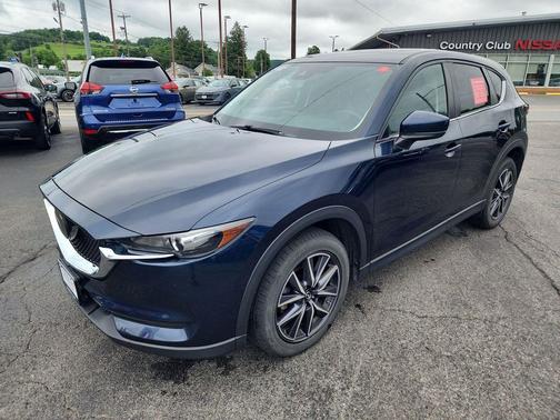 Deep Crystal Blue Mica 2018 Mazda CX-5 Touring