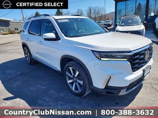Platinum White Pearl 2023 Honda Pilot AWD Elite