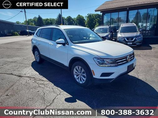 Pure White 2019 Volkswagen Tiguan 2.0T S 4MOTION
