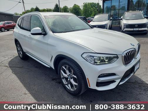 Mineral White Metallic 2021 BMW X3 xDrive30i