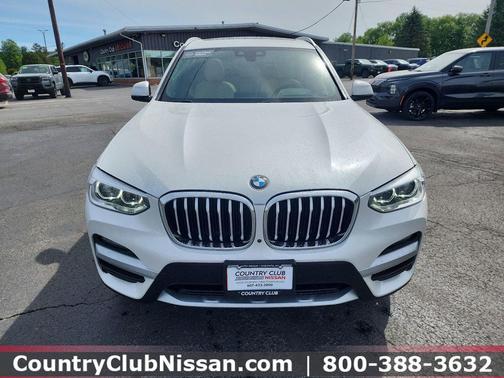 Mineral White Metallic 2021 BMW X3 xDrive30i