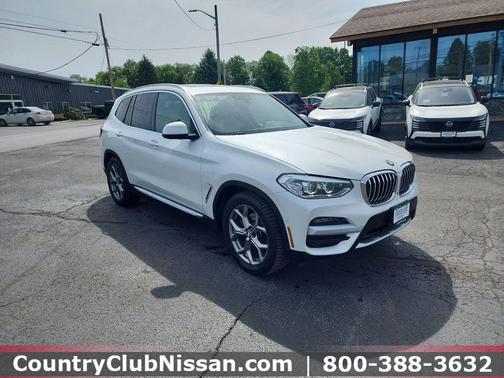 Mineral White Metallic 2021 BMW X3 xDrive30i