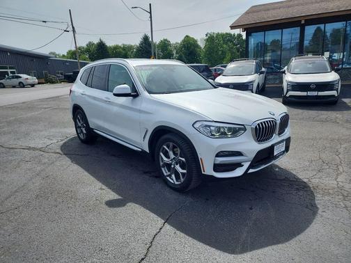 Mineral White Metallic 2021 BMW X3 xDrive30i