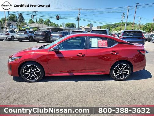 Scarlet Ember Tintcoat 2024 Nissan Sentra SR