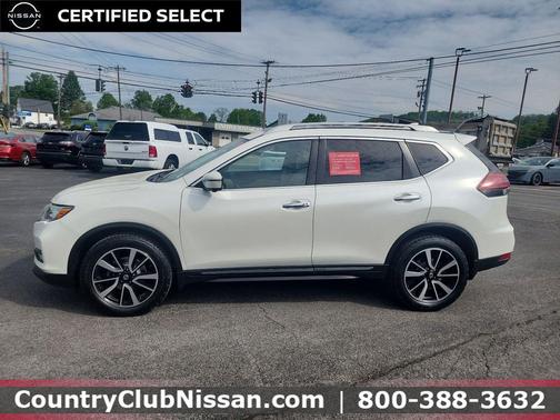 Pearl White Tricoat 2019 Nissan Rogue SL
