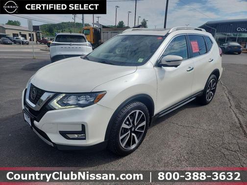 Pearl White Tricoat 2019 Nissan Rogue SL