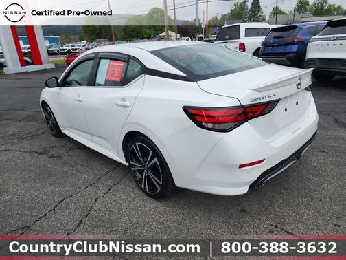 Aspen White Tricoat 2023 Nissan Sentra SR