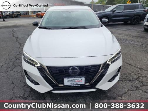 Aspen White Tricoat 2023 Nissan Sentra SR