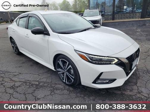 Aspen White Tricoat 2023 Nissan Sentra SR
