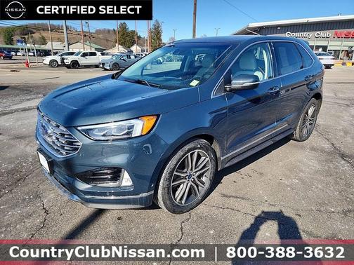 Baltic Sea Green 2019 Ford Edge Titanium