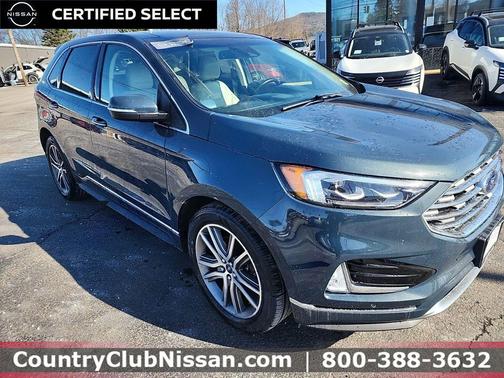 Baltic Sea Green 2019 Ford Edge Titanium