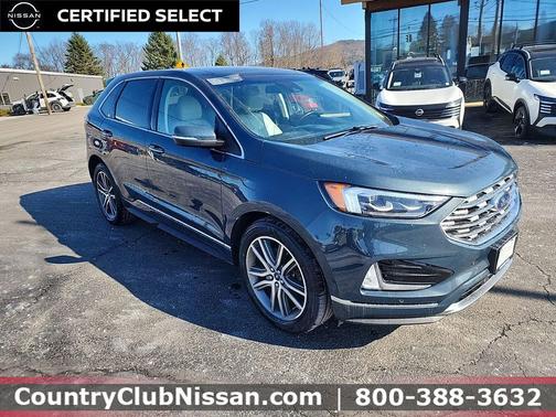 Baltic Sea Green 2019 Ford Edge Titanium