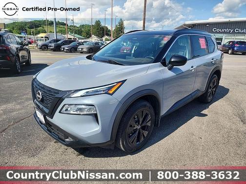 Boulder Gray Pearl Super Black 2023 Nissan Rogue SV