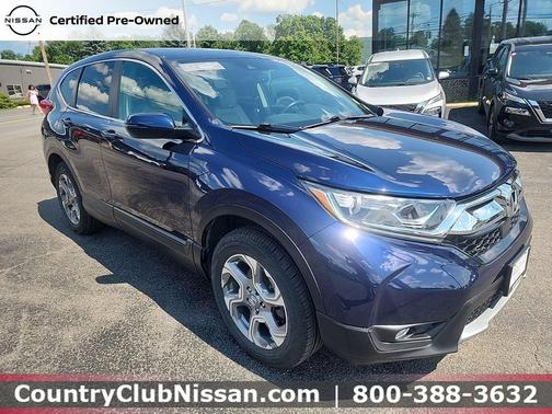 Obsidian Blue Pearl 2017 Honda CR-V EX-L