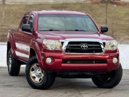 Red 2007 Toyota Tacoma Double Cab