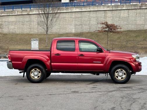 Red 2007 Toyota Tacoma Double Cab