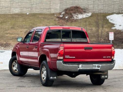 Red 2007 Toyota Tacoma Double Cab