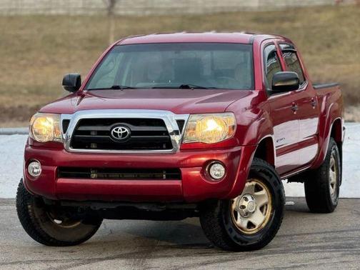 Red 2007 Toyota Tacoma Double Cab