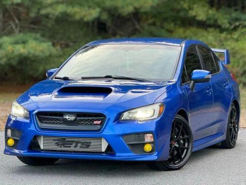 Blue 2017 Subaru WRX STI Base