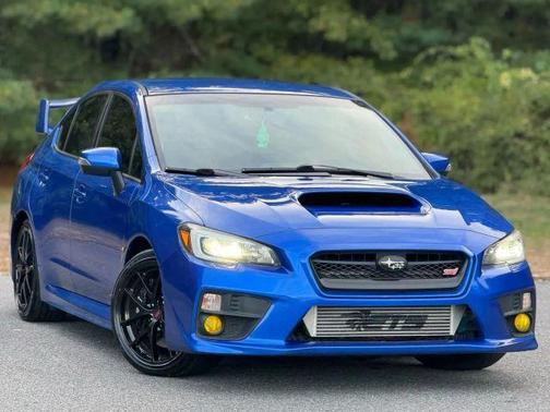 Blue 2017 Subaru WRX STI Base