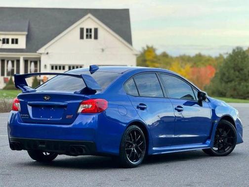 Blue 2017 Subaru WRX STI Base