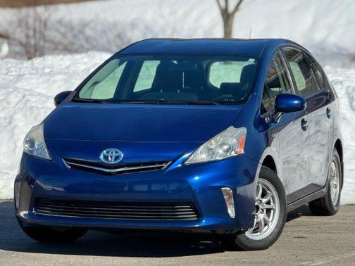Blue 2012 Toyota Prius v Two