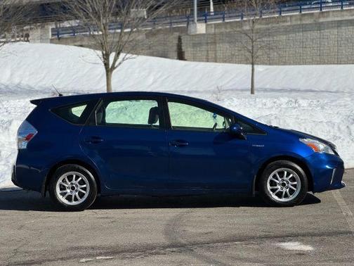 Blue 2012 Toyota Prius v Two