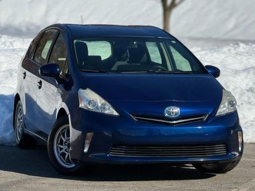 Blue 2012 Toyota Prius v Two