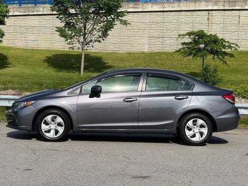 Gray 2015 Honda Civic LX