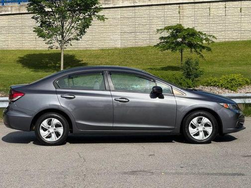 Gray 2015 Honda Civic LX