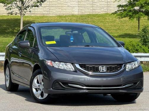 Gray 2015 Honda Civic LX