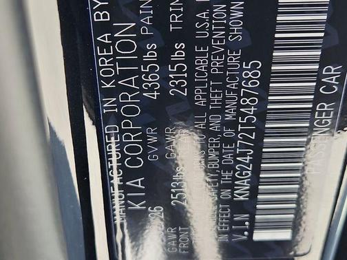 Aurora Black Pearl 2026 Kia K5 LXS