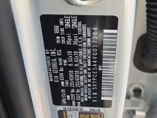 Ivory Silver 2027 Kia Telluride EX