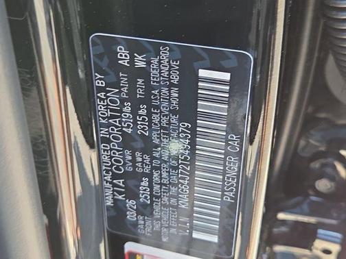 Aurora Black 2026 Kia K5 GT-Line