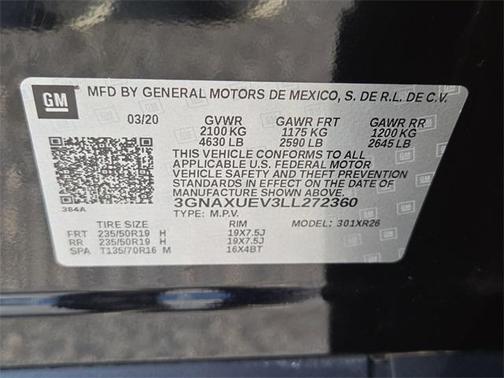 2020 Chevrolet Equinox 1LT