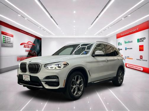 Mineral White Metallic 2020 BMW X3 xDrive30i