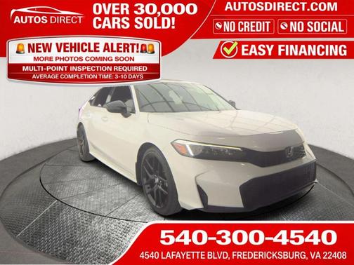 White 2025 Honda Civic Sport