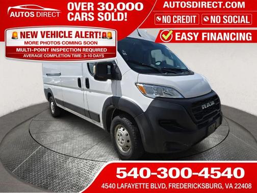 Bright White Clearcoat 2023 RAM ProMaster 2500 High Roof