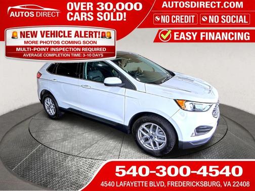 White Metallic 2022 Ford Edge SEL