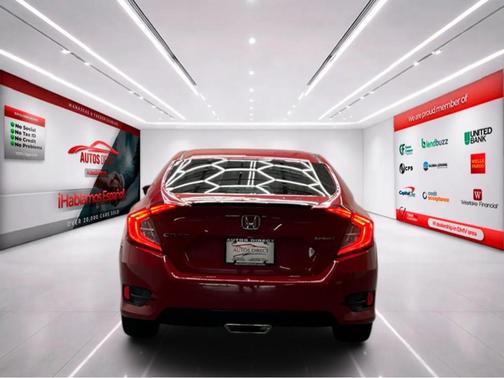 Red 2020 Honda Civic Sport