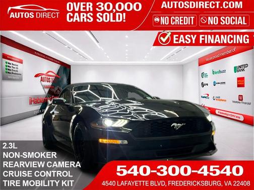 Shadow Black 2020 Ford Mustang EcoBoost Premium