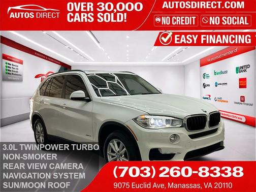 Alpine White 2015 BMW X5 xDrive35i
