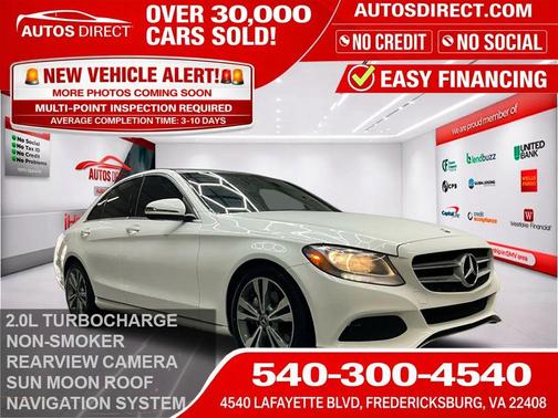 White 2018 Mercedes-Benz C-Class C 300