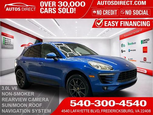 Blue 2016 Porsche Macan S