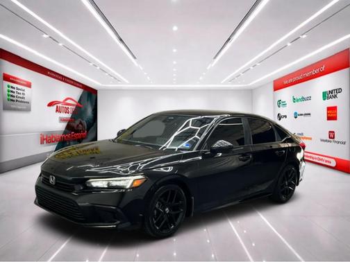 Black 2022 Honda Civic Sport