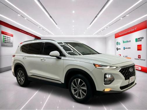 Quartz White 2019 Hyundai SANTA FE 2.4 SEL Plus