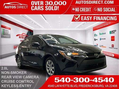 Midnight Black Metallic 2024 Toyota Corolla LE